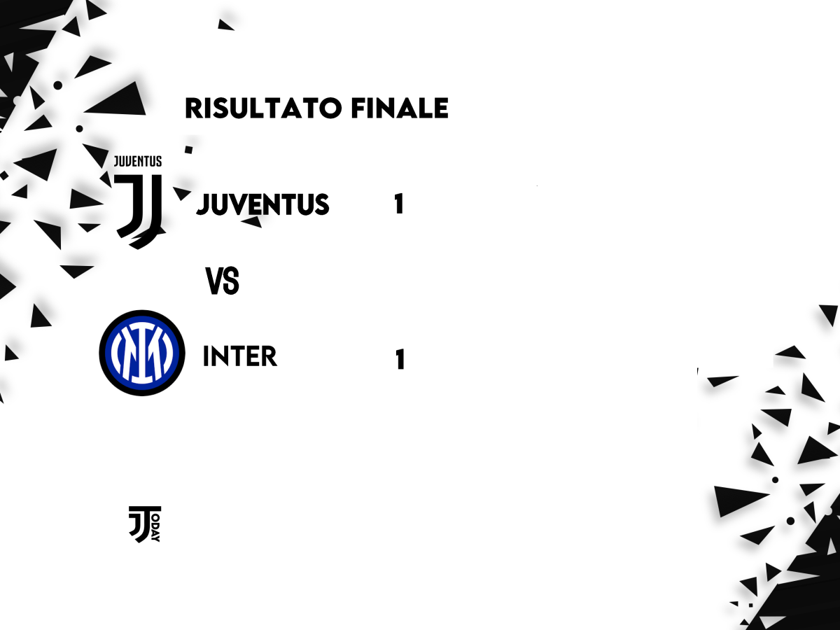 JUVENTUS – INTER: 1 –&nbsp;1