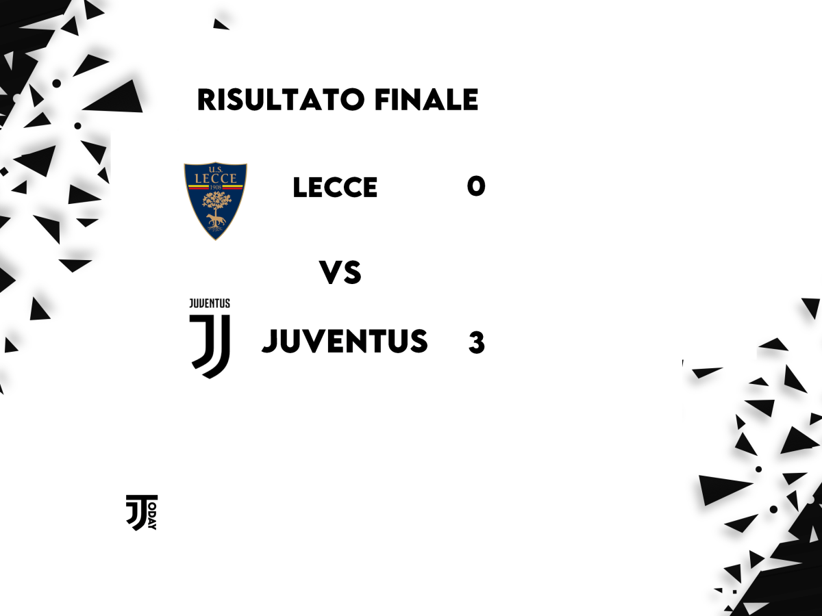 MATCH DAY: Lecce –&nbsp;Juventus